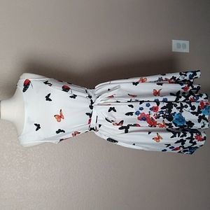 👗 Miss Joy | Med | Womens Vintage Butterfly Summer Dress